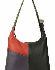 WOMEN Franco Bonini FB-207 Convertible Leather Shoulder Bag / Backpack