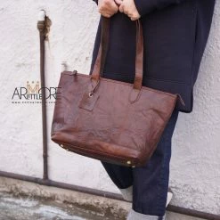 Rugged Hide Roxy RH-348 Ladies Shopper / Tote Leather Bag SALE