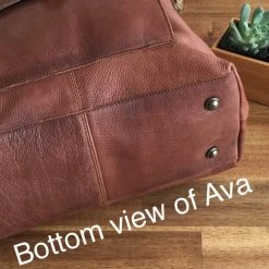 WOMEN Rugged Hide RH-9579 Ava Cross Body / Shoulder Leather Bag