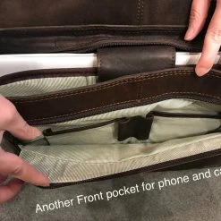 Oran Leather OB-16085 Jonathan Leather Satchel SALE