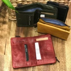 Flash Sale ⌛ Rugged Hide RH-2005 Aliya Lightly Textured Waxy Leather Bi-fold Wallet ✨ 14 Rugged Hide RH-2005 Aliya Lightly Textured Waxy Leather Bi-fold Wallet