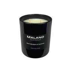 Malano Soy Candle - Basil, Mandarin & Cyclamen Malano - Made In Tasmania