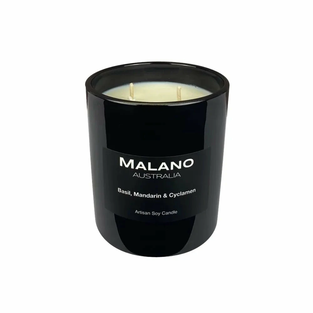 Outlet βοΈ Malano Soy Candle - Basil, Mandarin & Cyclamen Malano - Made In Tasmania π 3 Malano Soy Candle - Basil, Mandarin & Cyclamen Malano - Made In Tasmania