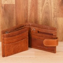 Brand new ๐ Rugged Hide RH-1406 Luca Hard Leather Wallet MEN ๐ 23 Rugged Hide RH-1406 Luca Hard Leather Wallet MEN