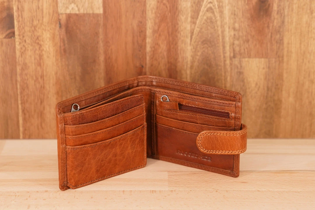 Brand new ๐ Rugged Hide RH-1406 Luca Hard Leather Wallet MEN ๐ 12 Rugged Hide RH-1406 Luca Hard Leather Wallet MEN