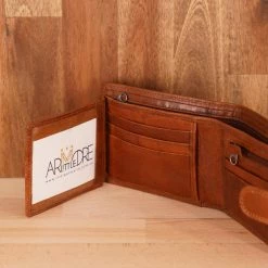 Brand new ๐ Rugged Hide RH-1406 Luca Hard Leather Wallet MEN ๐ 24 Rugged Hide RH-1406 Luca Hard Leather Wallet MEN