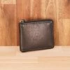 WOMEN Rugged Hide RH-1006 Aris Leather Wallet Zipped Around