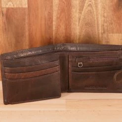 Brand new ๐ Rugged Hide RH-1406 Luca Hard Leather Wallet MEN ๐ 19 Rugged Hide RH-1406 Luca Hard Leather Wallet MEN