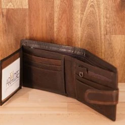 Brand new ๐ Rugged Hide RH-1406 Luca Hard Leather Wallet MEN ๐ 20 Rugged Hide RH-1406 Luca Hard Leather Wallet MEN