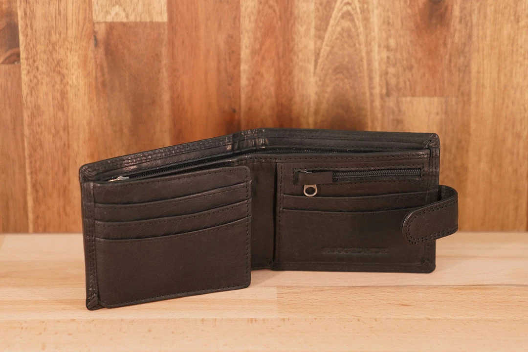 Brand new ๐ Rugged Hide RH-1406 Luca Hard Leather Wallet MEN ๐ 4 Rugged Hide RH-1406 Luca Hard Leather Wallet MEN