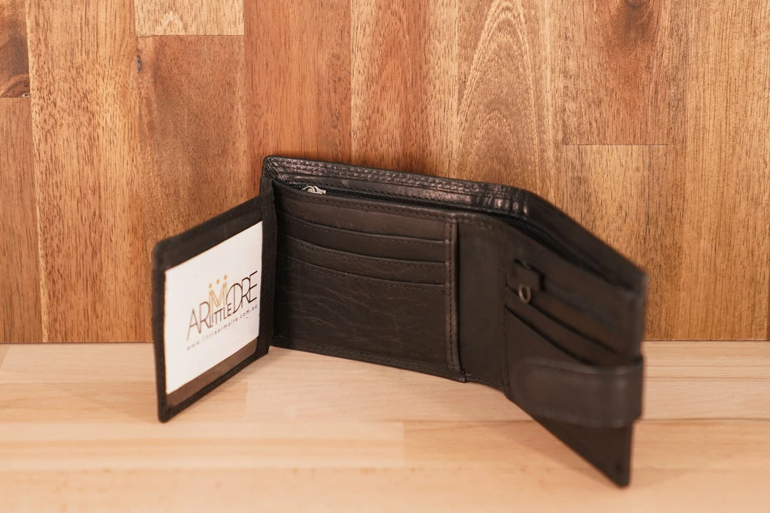 Brand new ๐ Rugged Hide RH-1406 Luca Hard Leather Wallet MEN ๐ 5 Rugged Hide RH-1406 Luca Hard Leather Wallet MEN