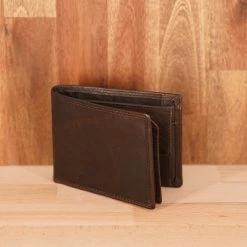 Rugged Hide Jesse RH-128 Jesse Men's Leather Wallet With Coin