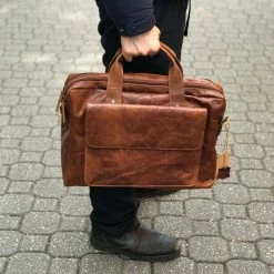 Oran Leather RH-7002 Turku Vintage Brief / Satchel Laptop Bag Satchel / Laptop Bag