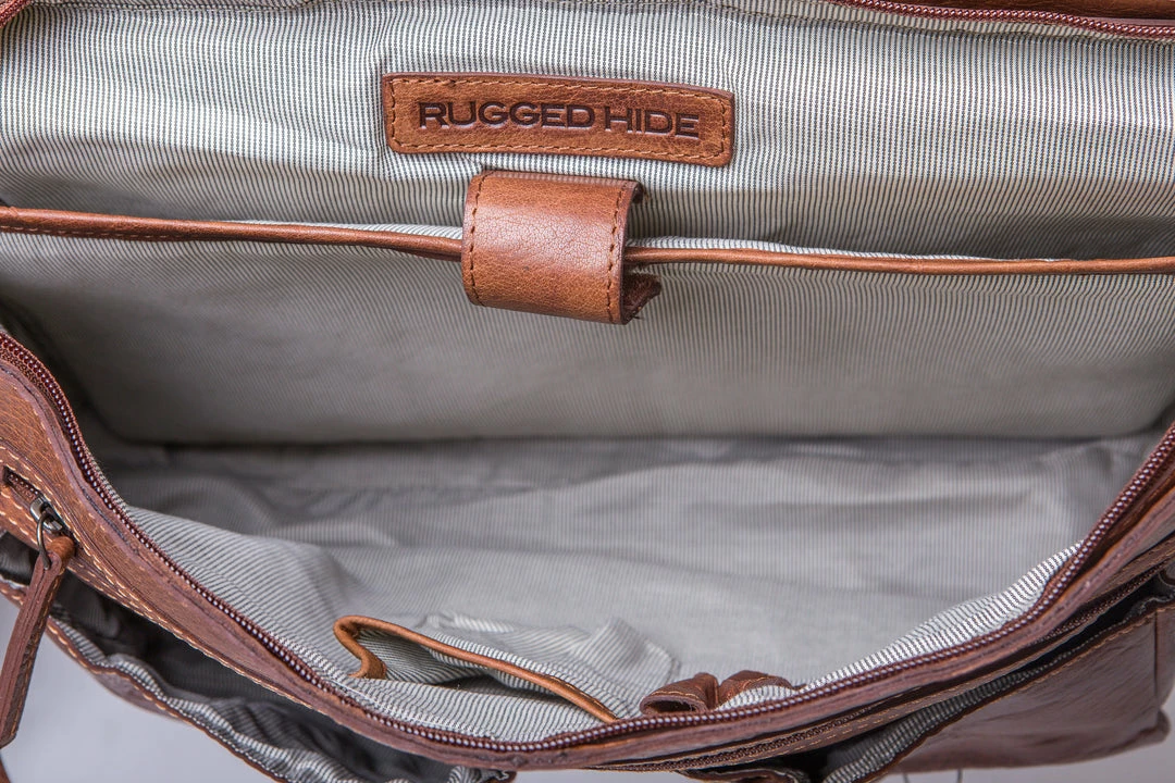 New π Oran Leather Satchel / Laptop Bag Rugged Hide RH-6000 Emerson Classic Laptop Bag π 6 Oran Leather Satchel / Laptop Bag Rugged Hide RH-6000 Emerson Classic Laptop Bag