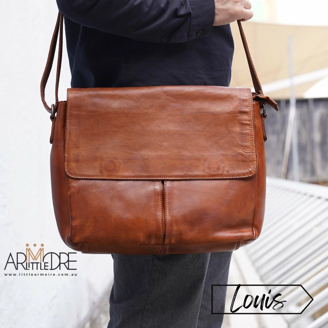 Outlet π Rugged Hide Louis RH-4266 Business Leather Laptop Satchel Bag π© WOMEN π₯ 6 Rugged Hide Louis RH-4266 Business Leather Laptop Satchel Bag WOMEN