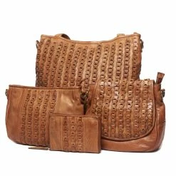 WOMEN Rugged Hide Melody RH-4207 Medium Zip Around Leather Wallet