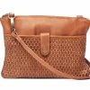 Rugged Hide Harmony RH-2934 Ladies Weave Small Crossbody Leather Bag WOMEN