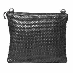 Budget ✨ Rugged Hide Trinity RH-2964 Large Weave Crossbody Leather Clutch Bag 👩 WOMEN 🎁 9 Rugged Hide Trinity RH-2964 Large Weave Crossbody Leather Clutch Bag WOMEN