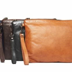 Rugged Hide Victoria RH-41028 Ladies Leather Clutch With Shoulder Strap