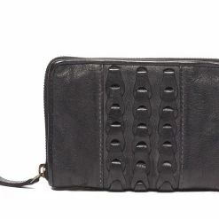 WOMEN Rugged Hide Melody RH-4207 Medium Zip Around Leather Wallet