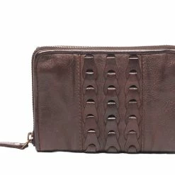 WOMEN Rugged Hide Melody RH-4207 Medium Zip Around Leather Wallet