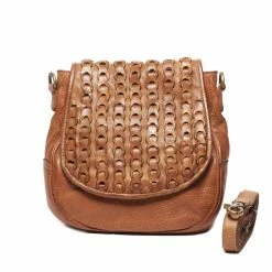 Rugged Hide Shayna RH-4245 Textured Details Leather Cross Body Bag