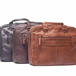 Rugged Hide Oliver RH-4263 Vintage Business Leather Laptop / Document Brief Bag WOMEN