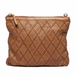 WOMEN Rugged Hide Sabrina RH-4407 Weave Design Oversized Clutch Bag