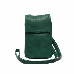 WOMEN Rugged Hide Faith RH-468 Slim Line Leather Mobile Phone Pouch With Card Slots