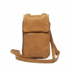 WOMEN Rugged Hide Faith RH-468 Slim Line Leather Mobile Phone Pouch With Card Slots