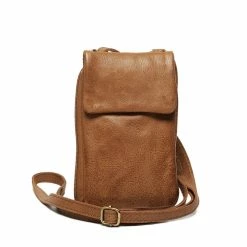 WOMEN Rugged Hide Faith RH-468 Slim Line Leather Mobile Phone Pouch With Card Slots