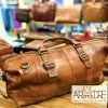 Oran Leather SALE Rugged Hide RH-6004 Toowoomba Leather Overnight Bag
