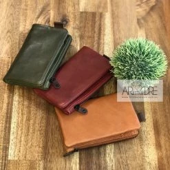 Flash Sale ⌛ Rugged Hide RH-2005 Aliya Lightly Textured Waxy Leather Bi-fold Wallet ✨ 19 Rugged Hide RH-2005 Aliya Lightly Textured Waxy Leather Bi-fold Wallet