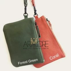 Rugged Hide RH-11289 Gili RFID Leather Clutch Bag With Detachable Wrist Strap