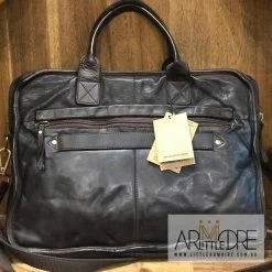 Rugged Hide Cooper RH-5006 Vintage Business Leather Laptop / Document Bag