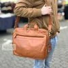 Satchel / Laptop Bag Oran Leather OB-23082 Vince Business Leather Laptop Bag