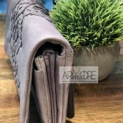 Rugged Hide Maeve RH-1979 Soft Leather Ladies Wallet With Weave Design