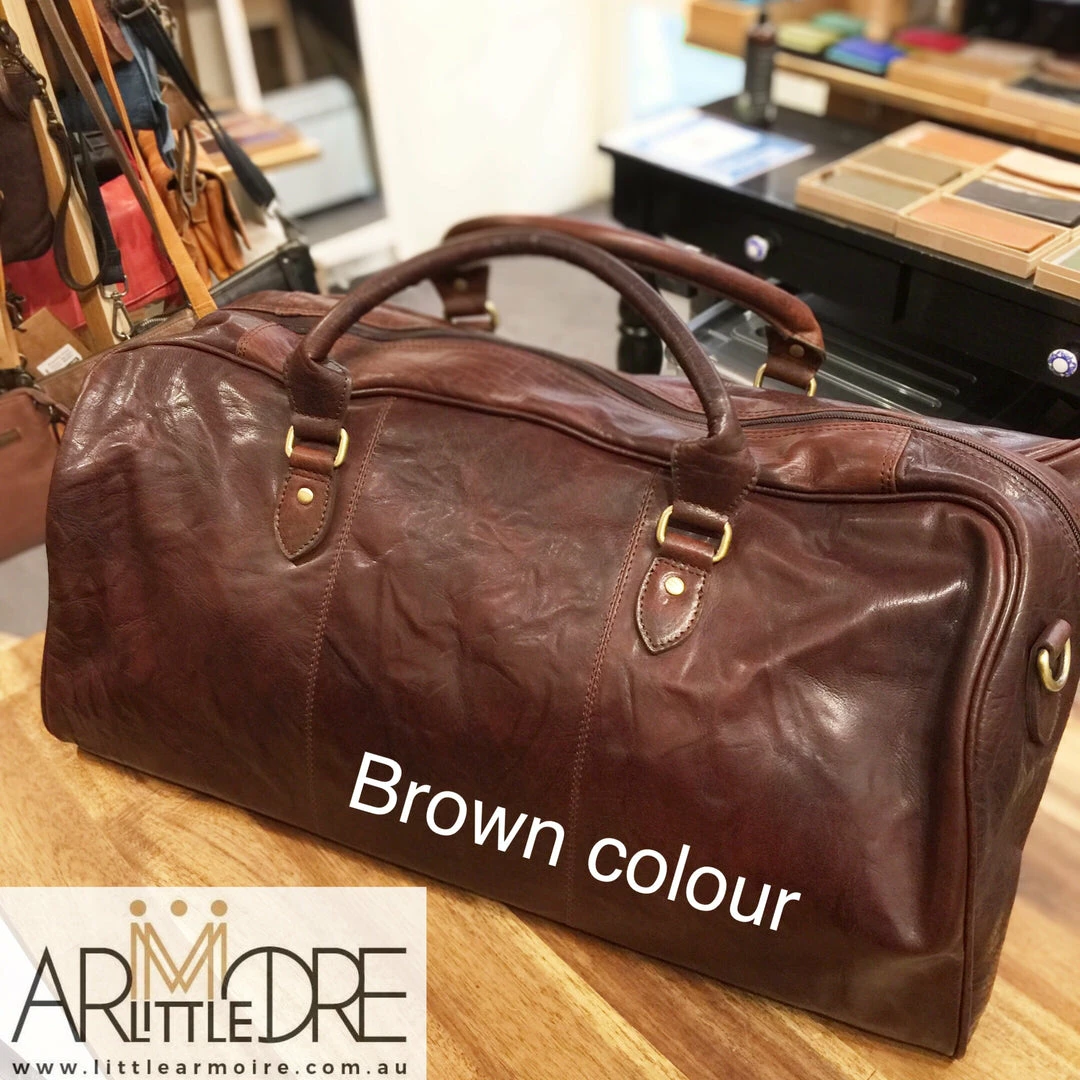 Cheap ๐ Oran Leather SALE Rugged Hide RH-232 Kai Leather Luggage Bag โจ 4 Oran Leather SALE Rugged Hide RH-232 Kai Leather Luggage Bag