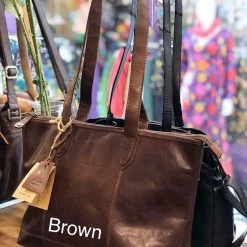 Rugged Hide Roxy RH-348 Ladies Shopper / Tote Leather Bag SALE