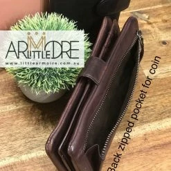 Rugged Hide RH-3030 Nova Press Stud Tab Ladies Leather Wallet WOMEN