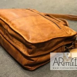 Rugged Hide Cooper RH-5006 Vintage Business Leather Laptop / Document Bag