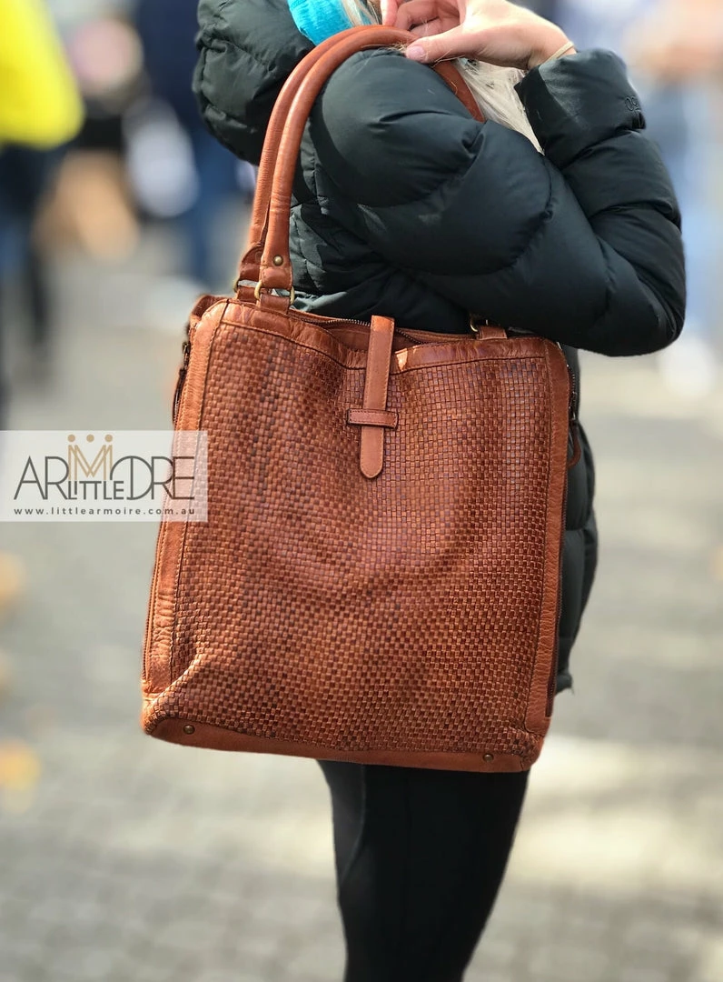 Wholesale π WOMEN Rugged Hide Magnolia RH-2943 Ladies Weave Details Shopper Bag π 21 WOMEN Rugged Hide Magnolia RH-2943 Ladies Weave Details Shopper Bag