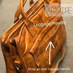 Rugged Hide Cooper RH-5006 Vintage Business Leather Laptop / Document Bag