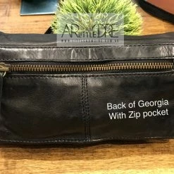 Rugged Hide Georgia RH-36435 Small Ladies Cross Body / Clutch Soft Leather Bag WOMEN