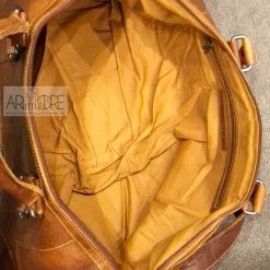 Oran Leather SALE Rugged Hide RH-6004 Toowoomba Leather Overnight Bag