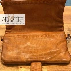 Rugged Hide Valentina RH-40639 Ladies Leather Sling Bag / Clutch With Stud Design WOMEN