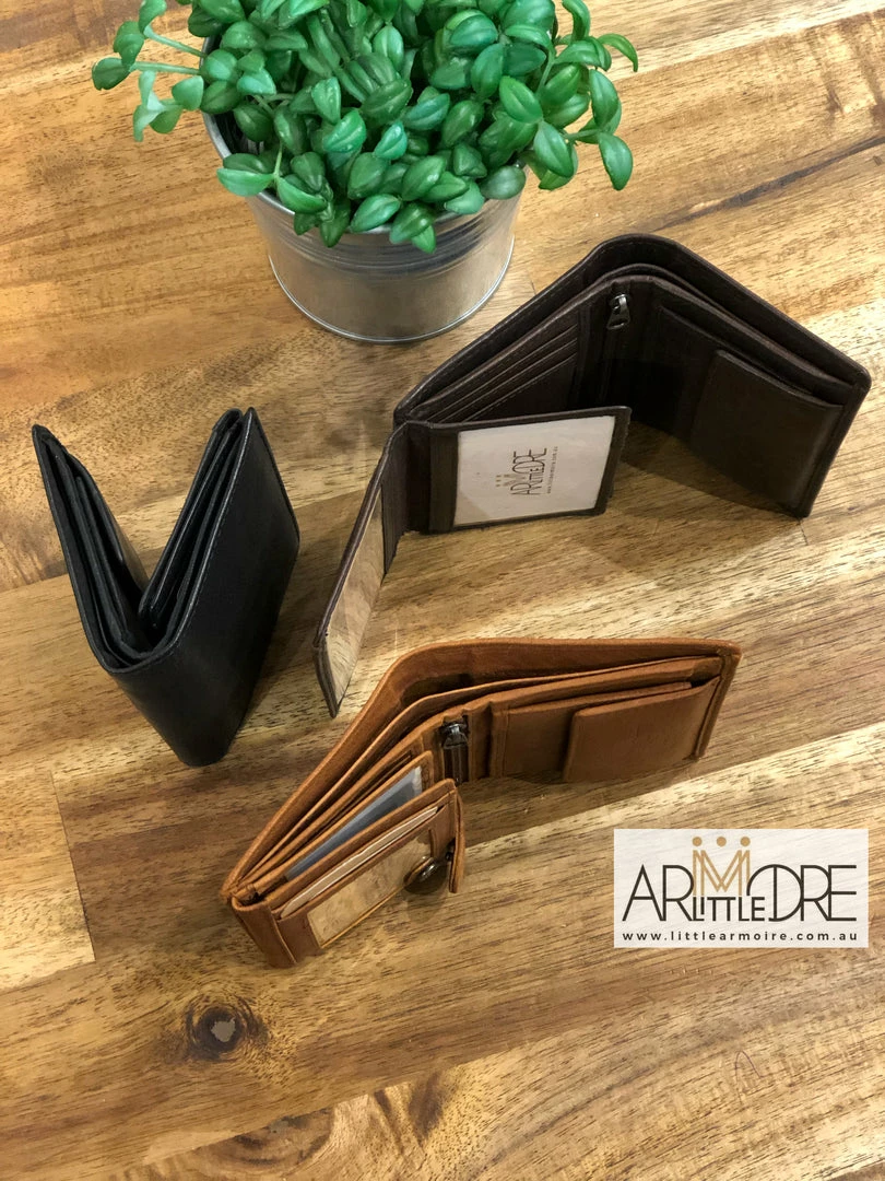 Best Pirce β MEN Rugged Hide Scott RH-1424 Rugged Leather Bi-Fold Wallet π 11 MEN Rugged Hide Scott RH-1424 Rugged Leather Bi-Fold Wallet