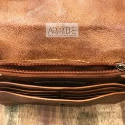 Rugged Hide Maeve RH-1979 Soft Leather Ladies Wallet With Weave Design