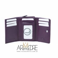 Oran Leather WL-398 Ruby Small Compact Leather Wallet