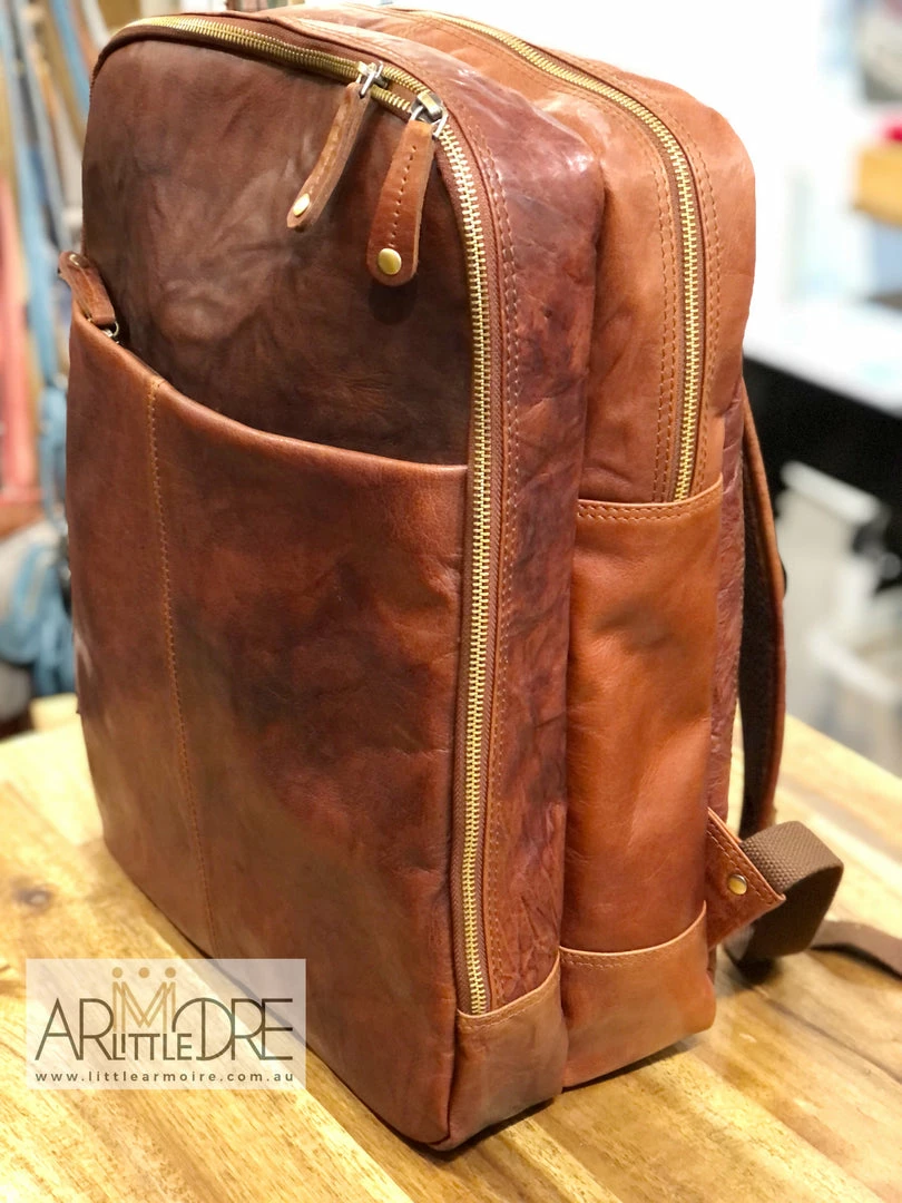 Outlet 😀 Rugged Hide Fox RH-235 Unisex Leather Laptop / Travel 🎒 Backpack 👩 WOMEN 🎁 9 Rugged Hide Fox RH-235 Unisex Leather Laptop / Travel Backpack WOMEN